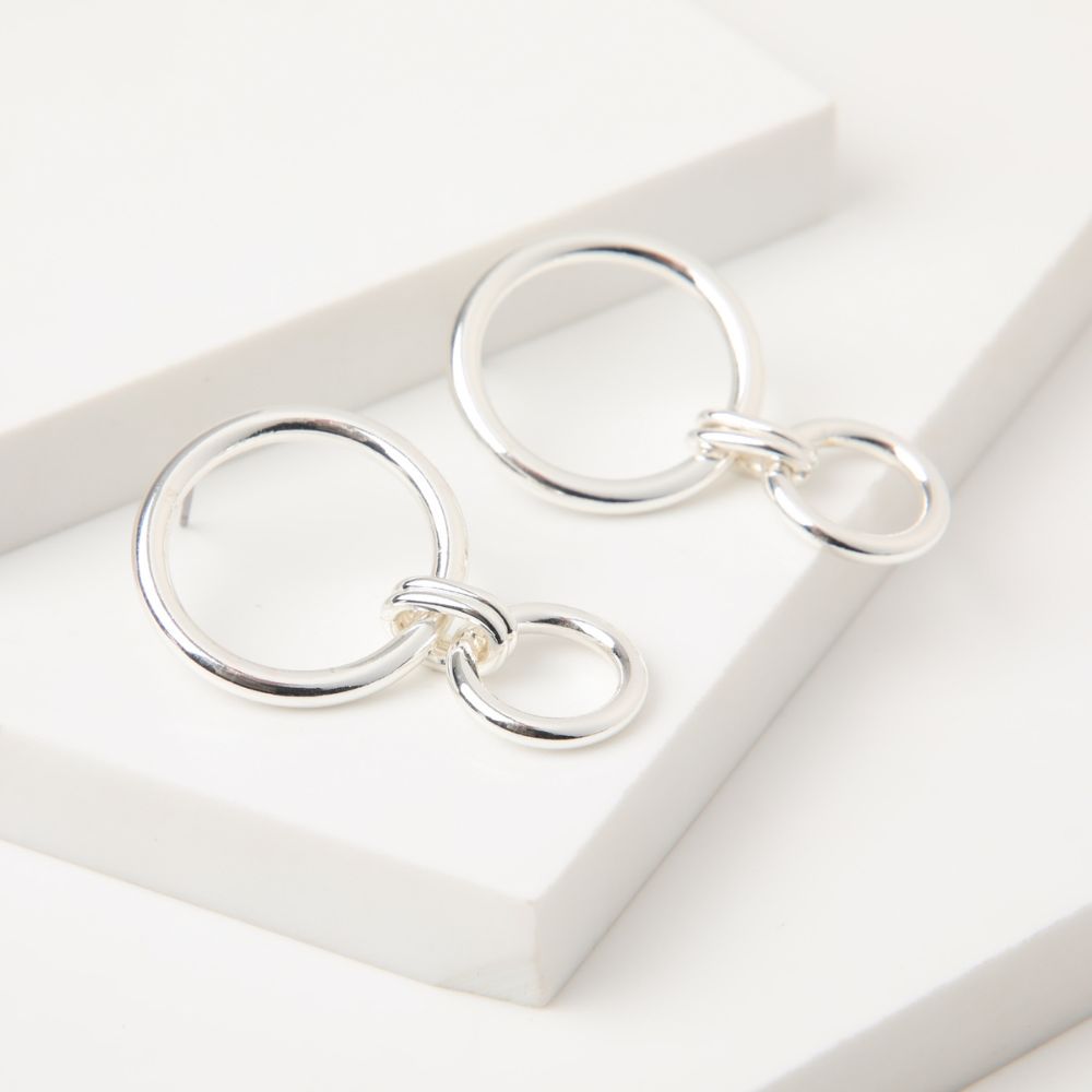 Aros Mediano Metal Power 14 Plateado i-D