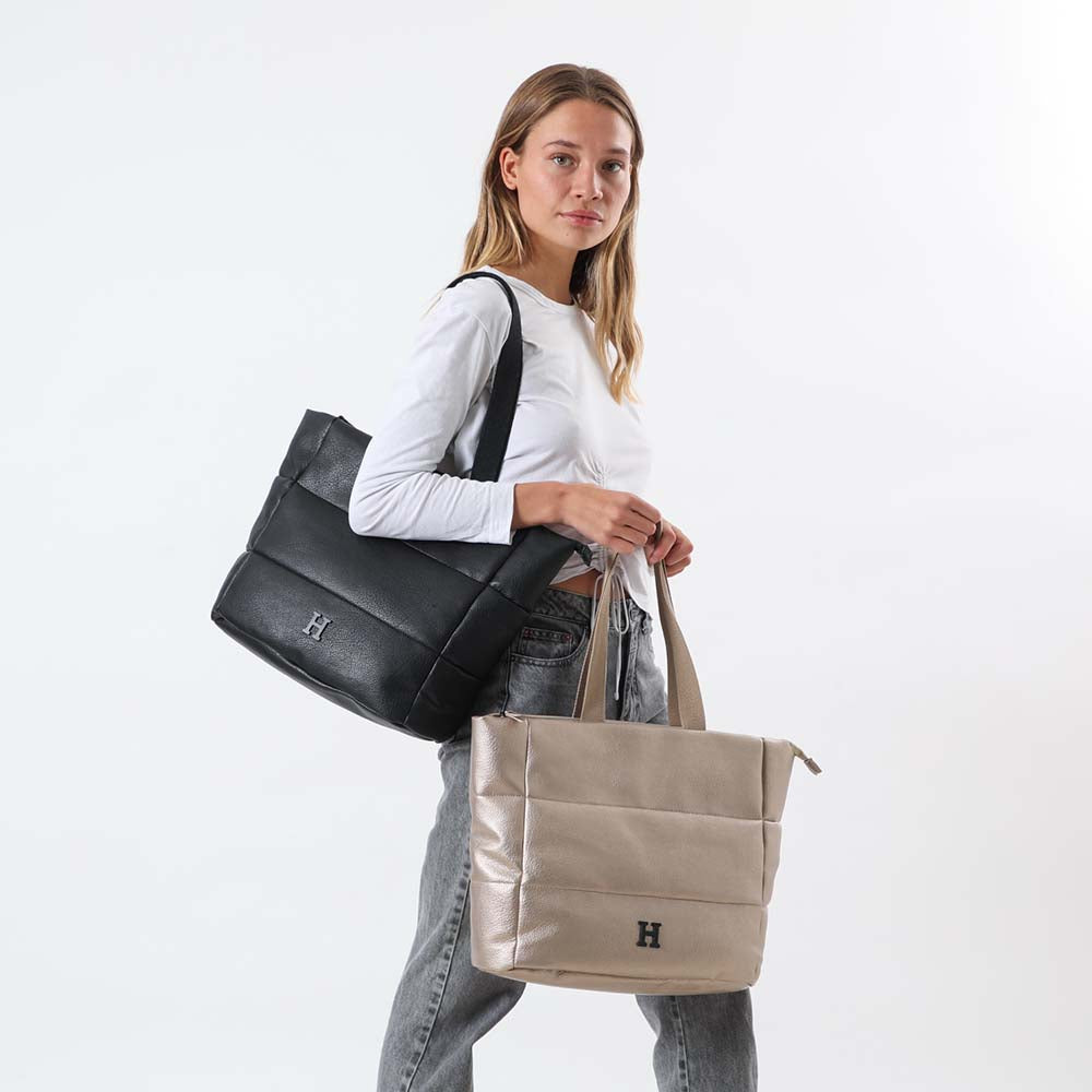 Cartera Hombro Salerno Negro Humana