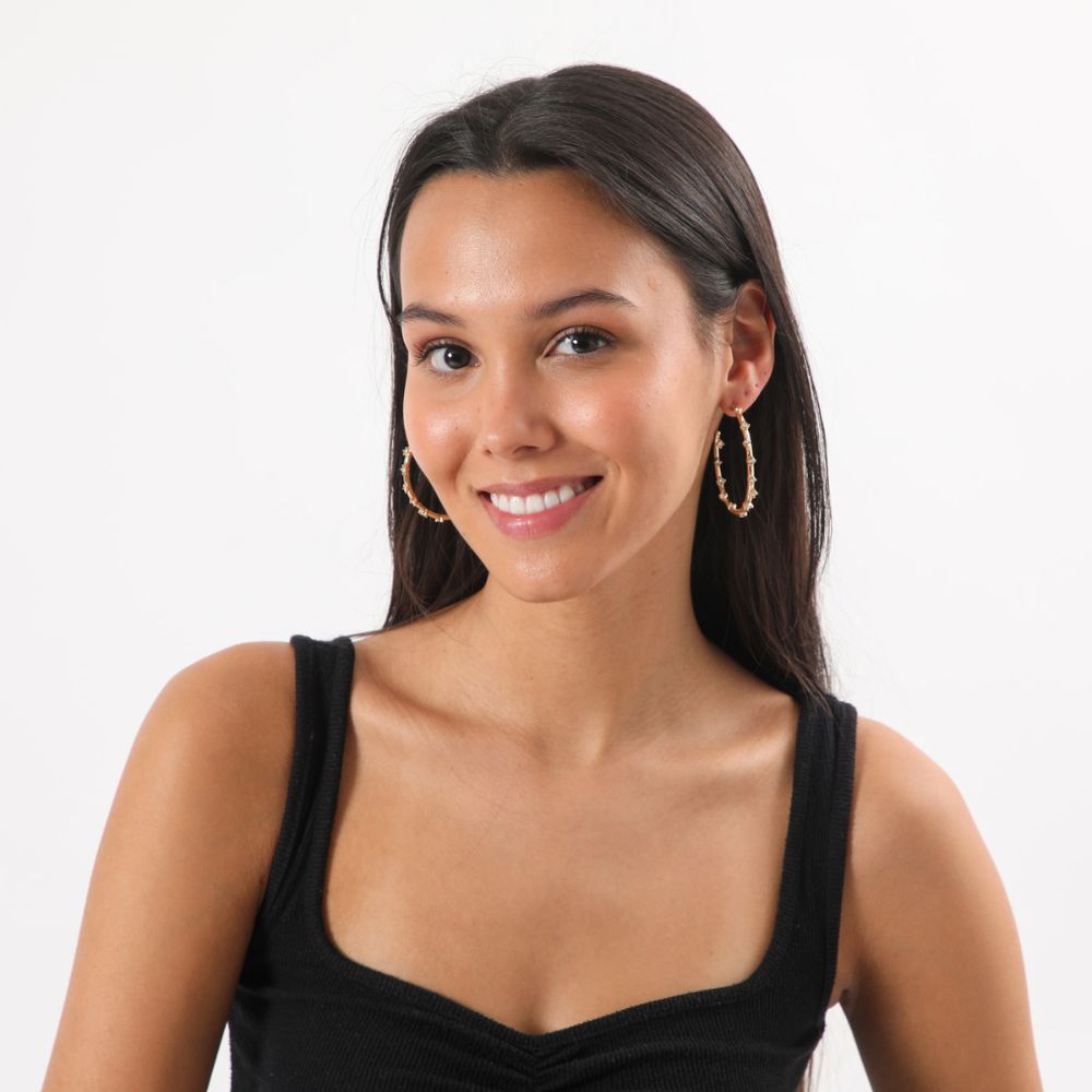 Aros Argolla Briana Dorado i-D