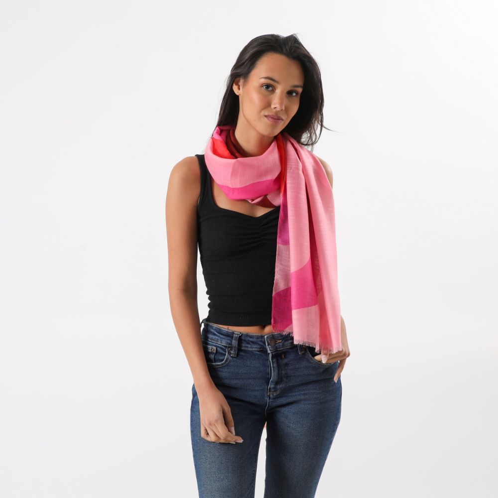 Pañuelo Estampado Iris Rosado Humana