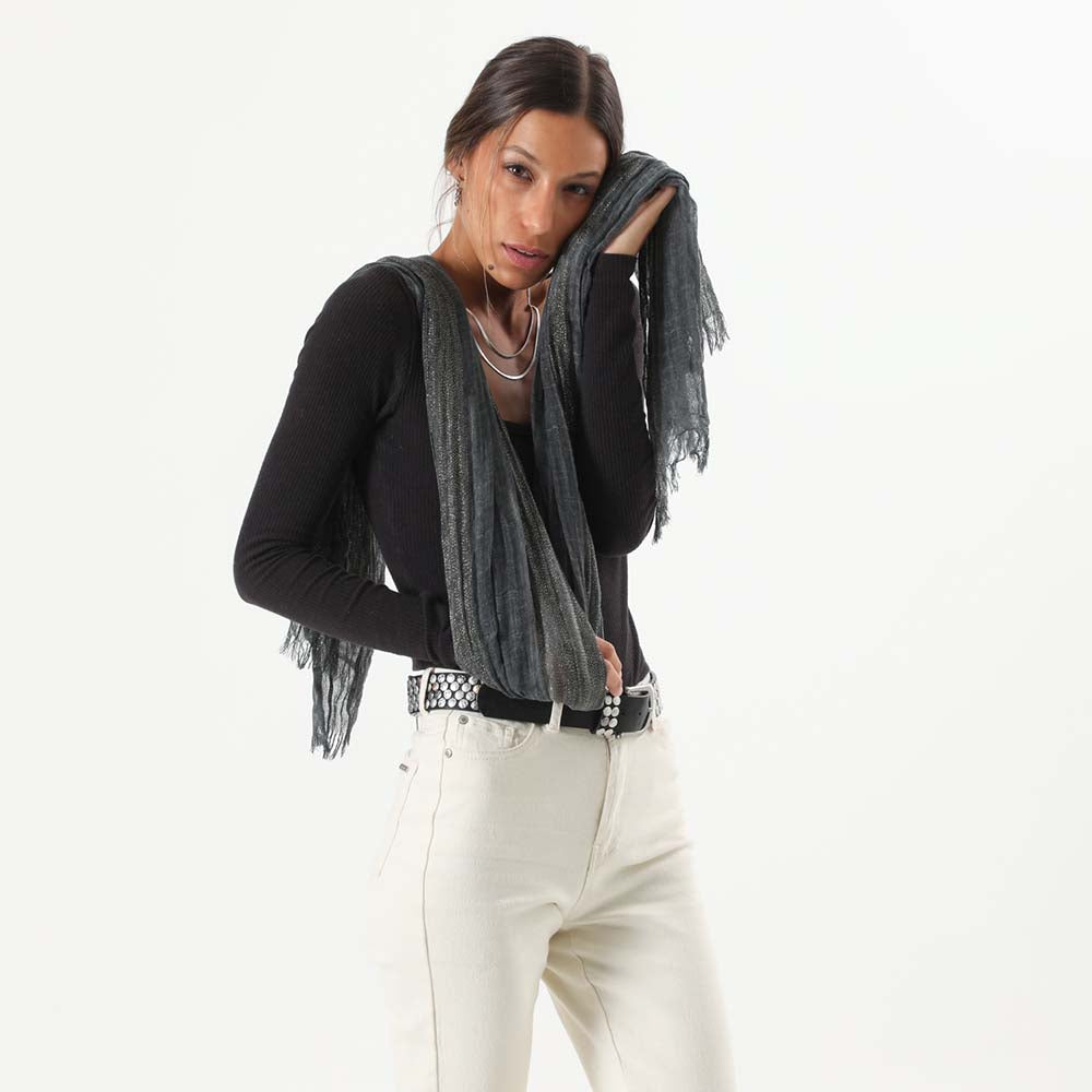 Pañielo Liso Gris Brillit Humana