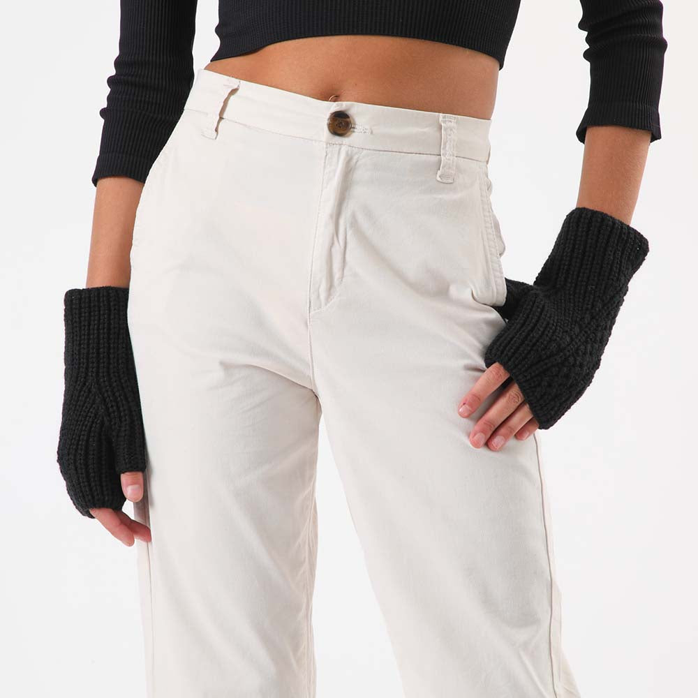 Guante Trenza Negro Humana
