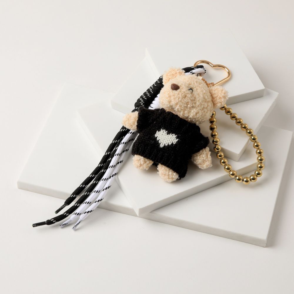 Charm Para Cartera Sweater Negro Humana