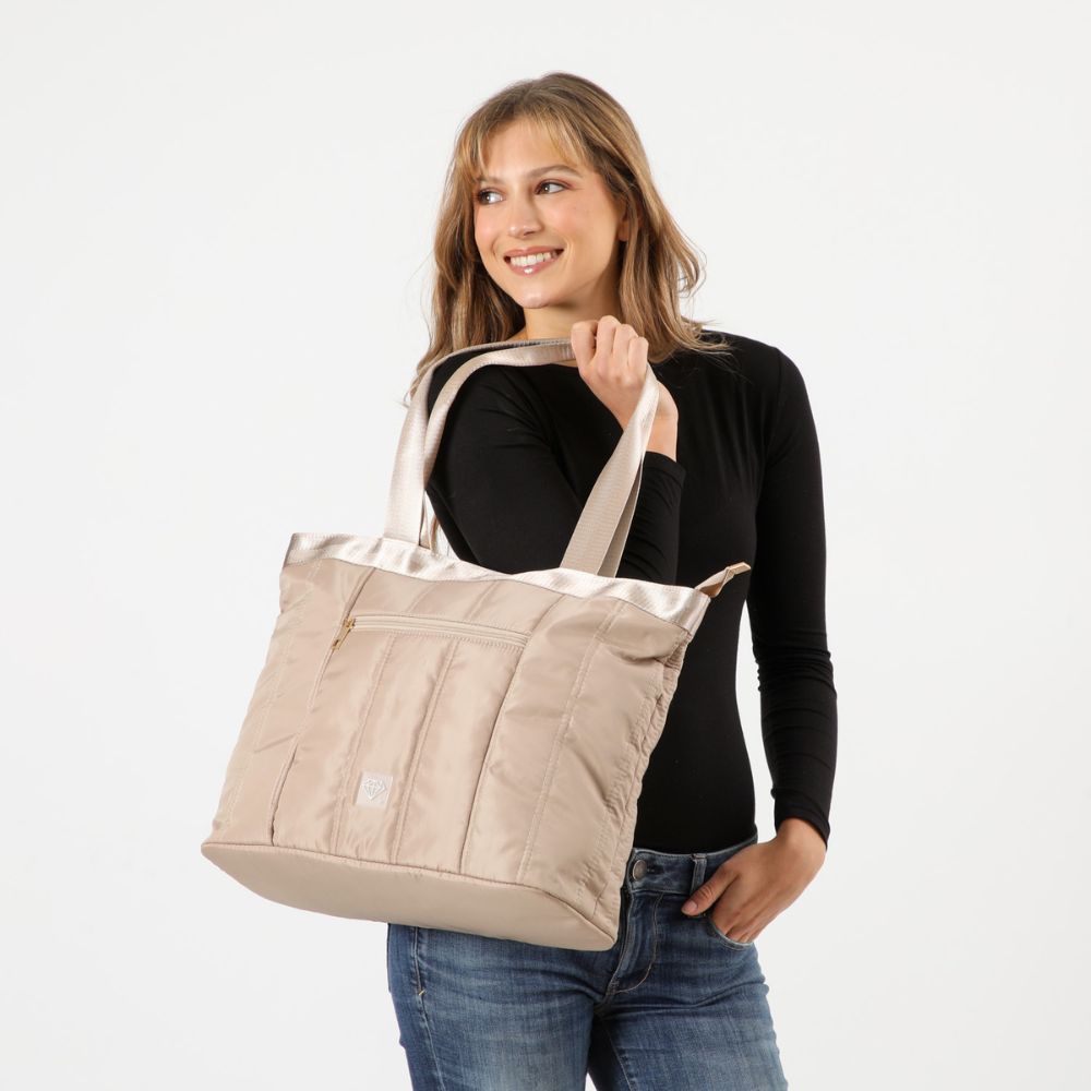 Cartera Hombro Acacia Beige I-D