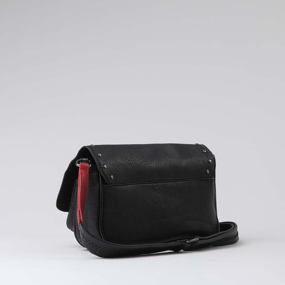 Cartera Cruzada Ash Negra Tatienne
