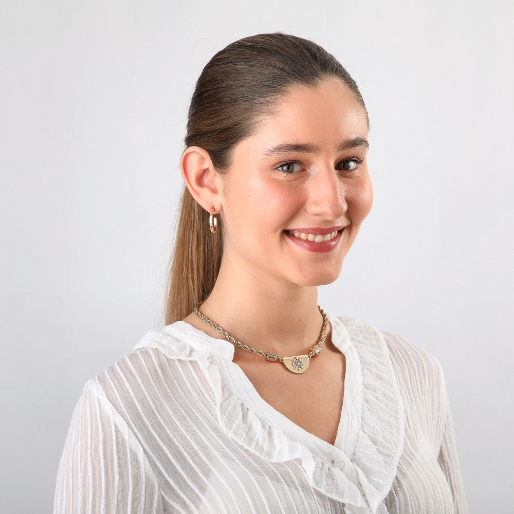 Collar Corto Dalia Dorado Tatienne