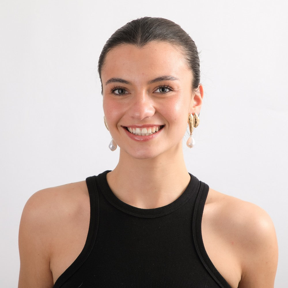 Aros Medianos Julia Dorado I-D