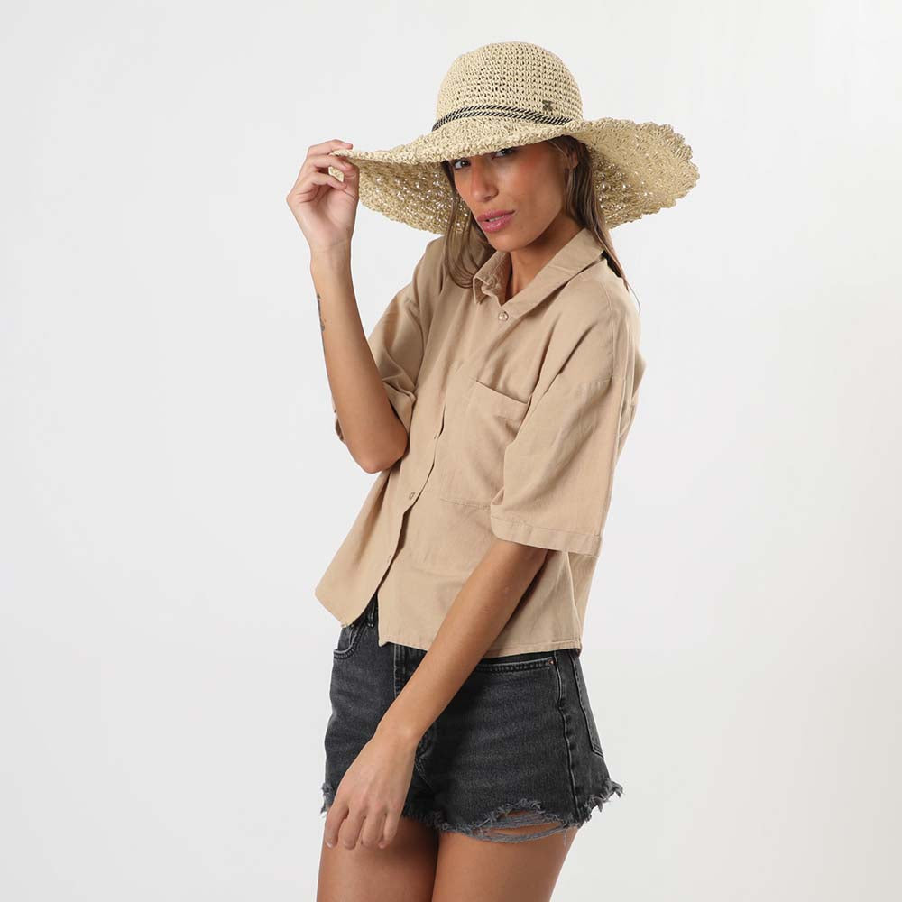 Sombrero Campo Beige Humana