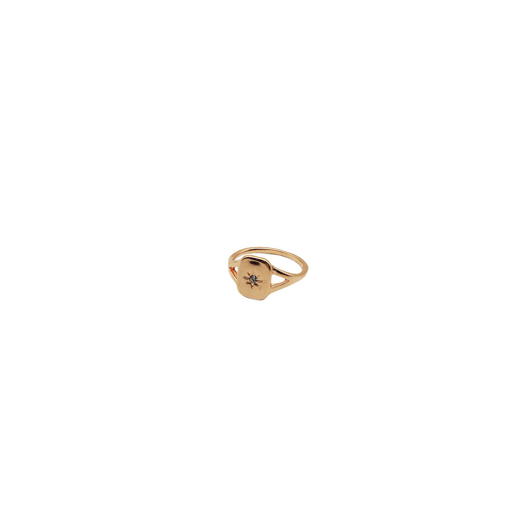 Anillo Shooting Star Dorado Humana