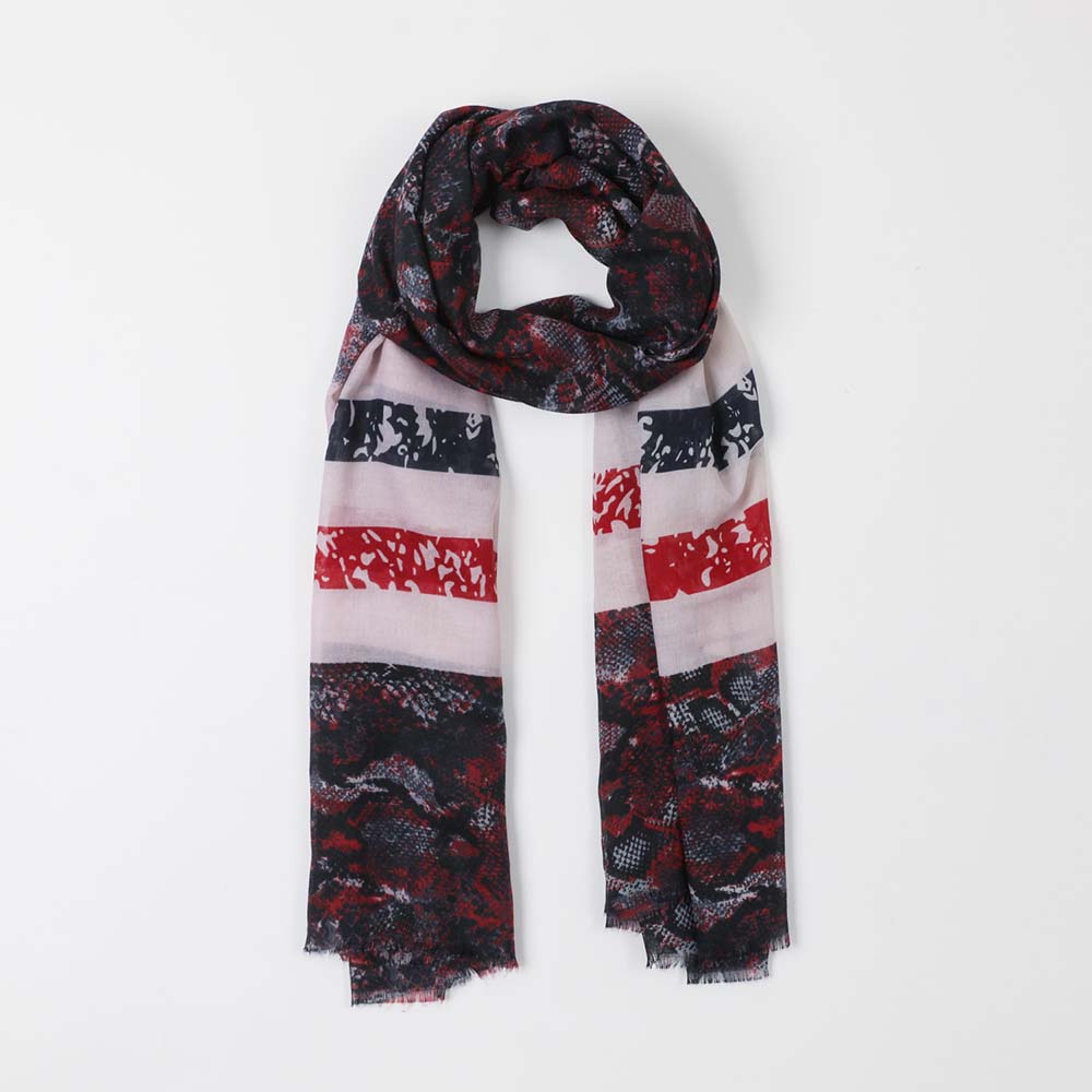 Pañuelo Estampado Snake Rojo i-D