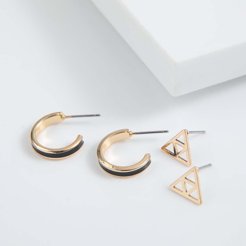 Set Aros Rita Negro i-D
