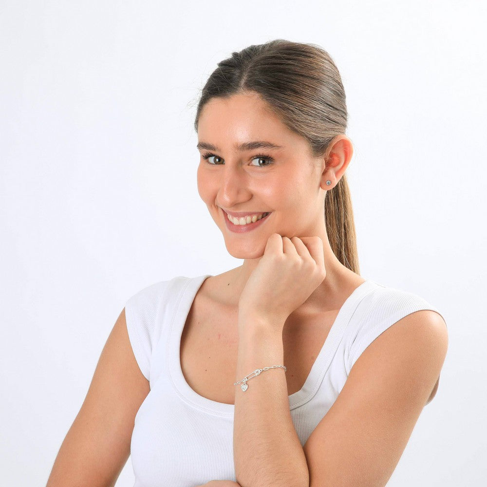 Pulsera Blanda Vera Plateado I-D