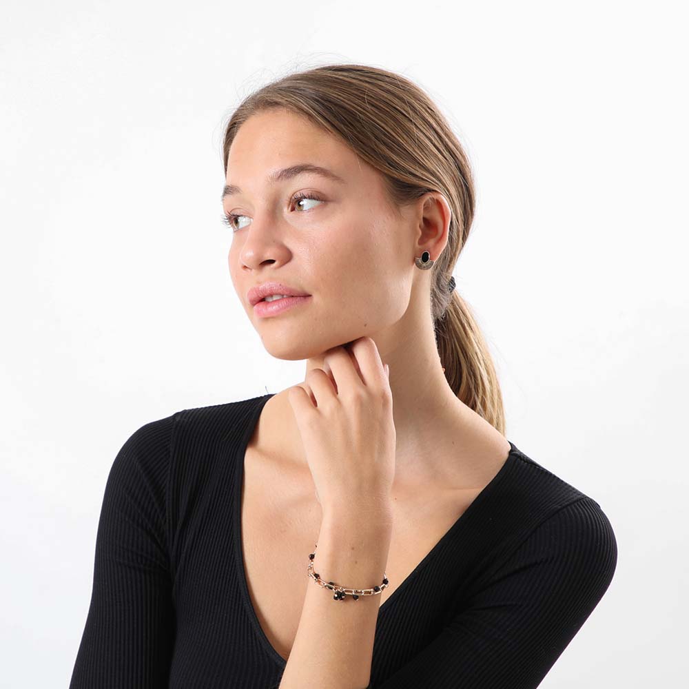 Pulsera Blanda Orbital Dorado Humana