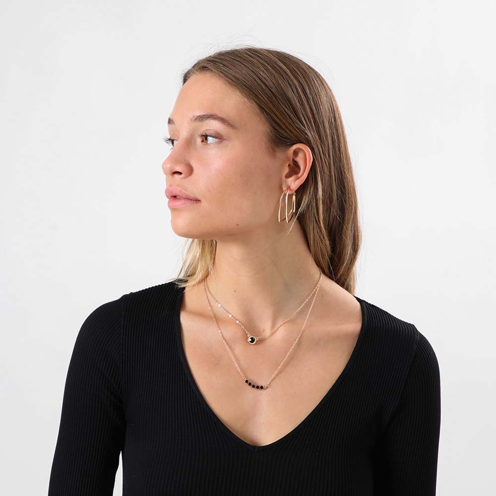 Collar Corto Mila Negro i-D