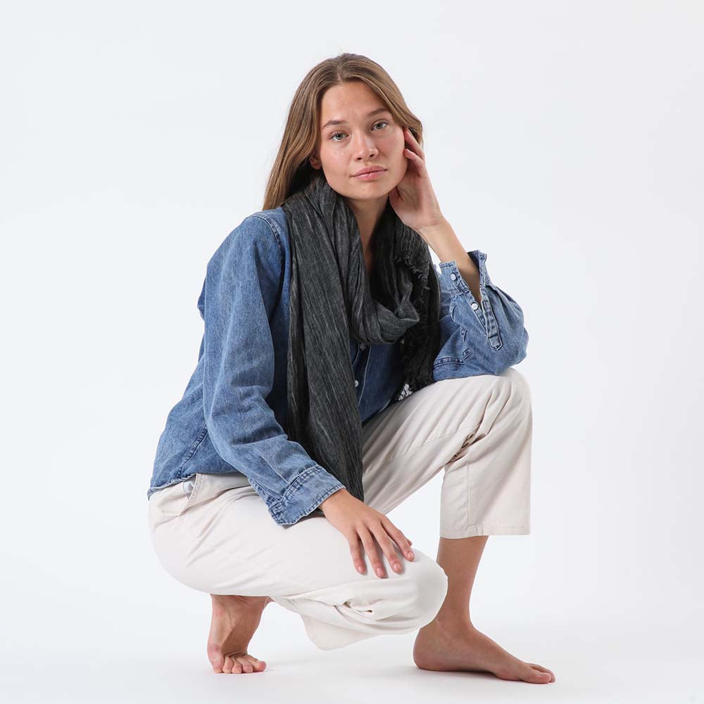 Pañuelo Liso Watford Negro Tatienne