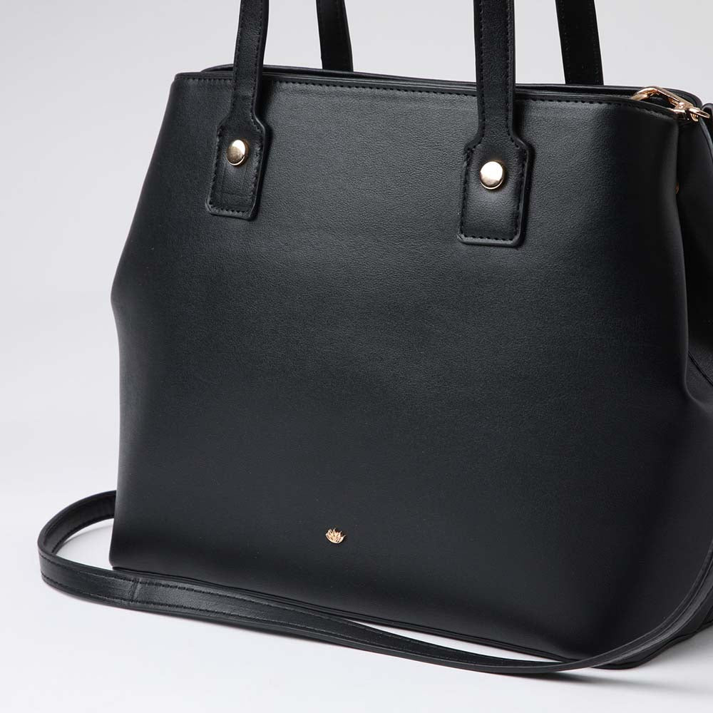 Cartera Hombro Olimpia Negra i-D
