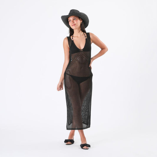 Kimono Tejido Kelly Negro Humana
