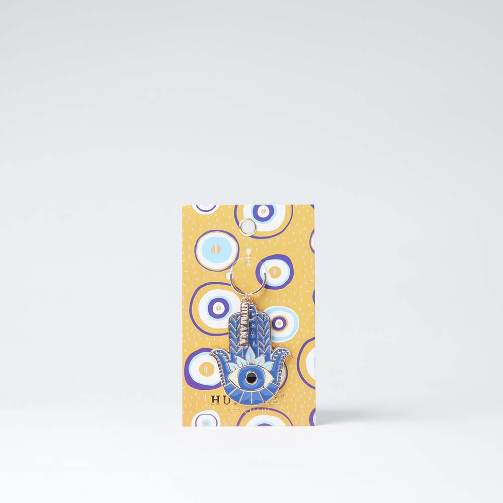 Llavero Atenera Azul Humana