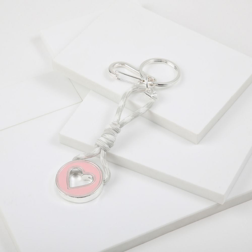 Llavero Largo Heart 2 Rosado Tatienne