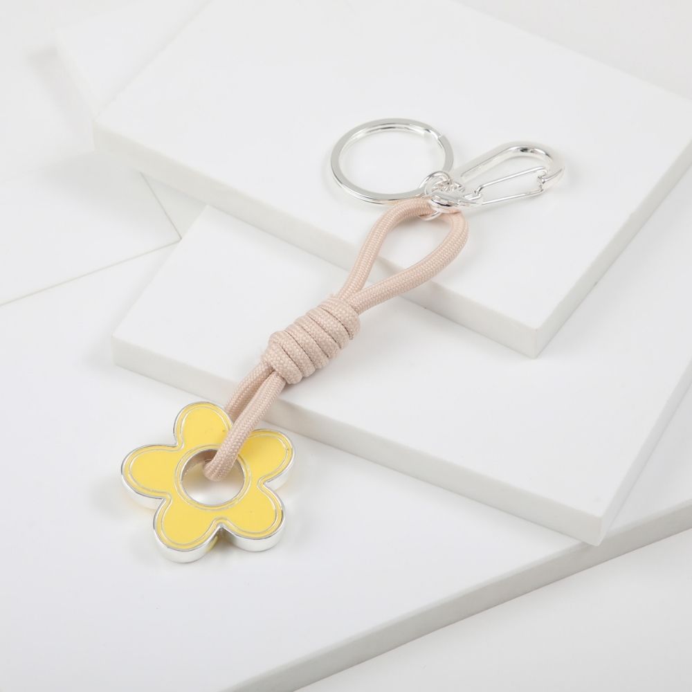 Llavero Largo Flower 2 Amarillo Tatienne