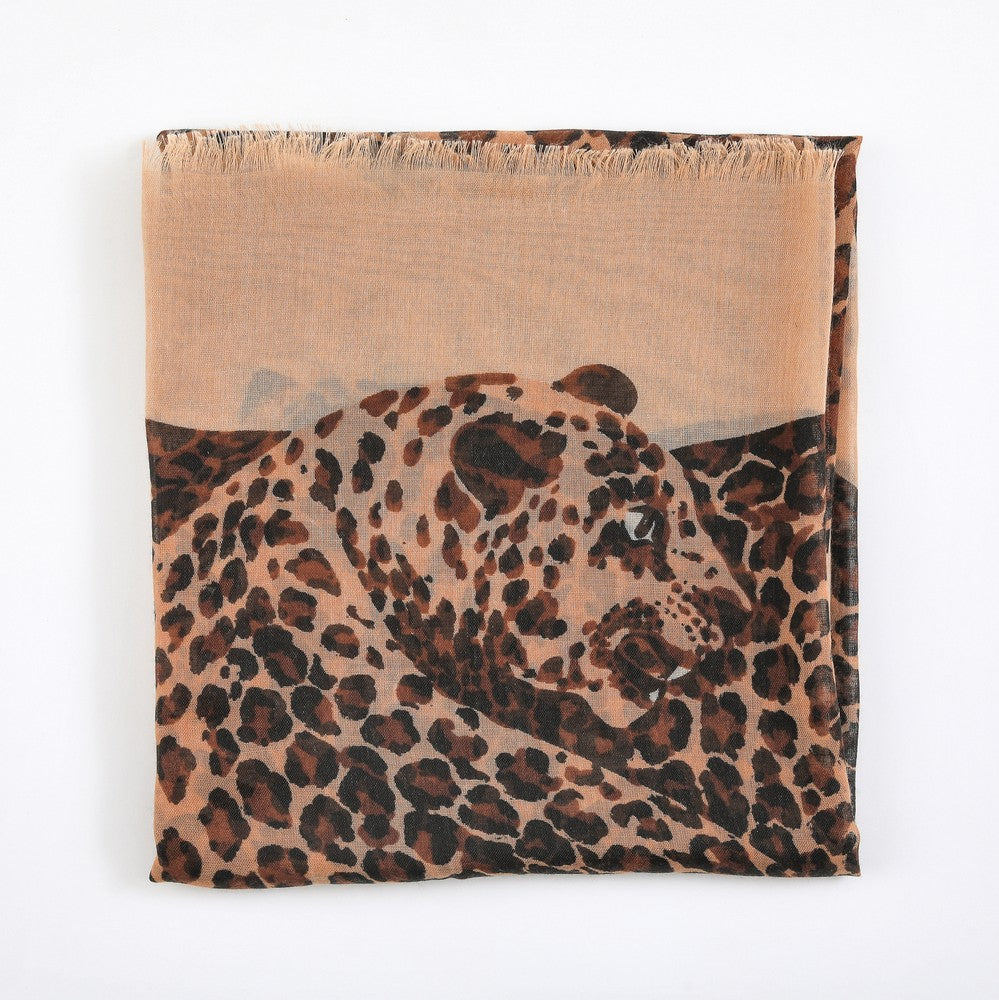Pañuelo Estampado Roubaix Beige I-D
