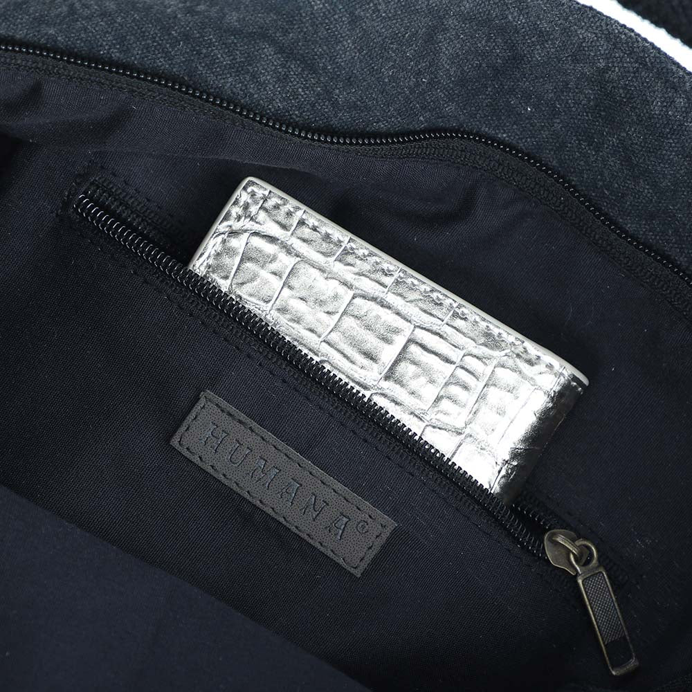 Cartera Hombro Etnic Negra Humana