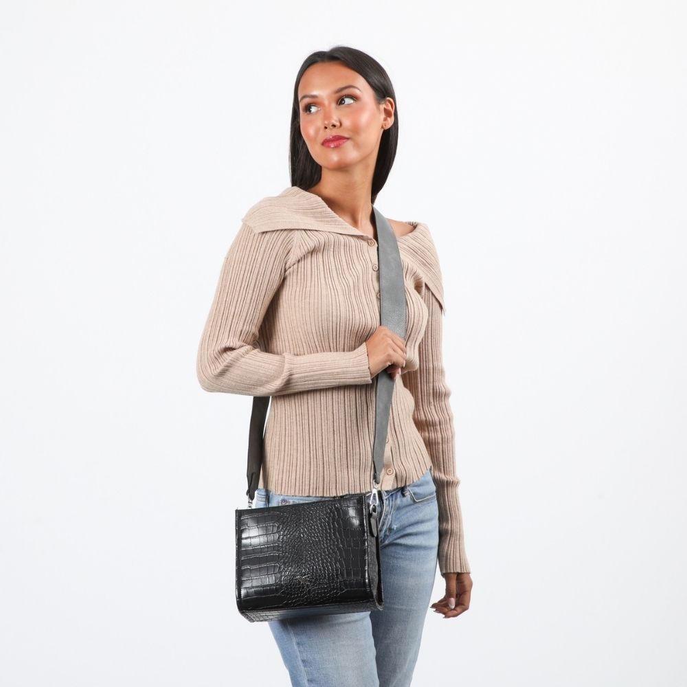 Cartera Cruzada Lviv Negro Tatienne