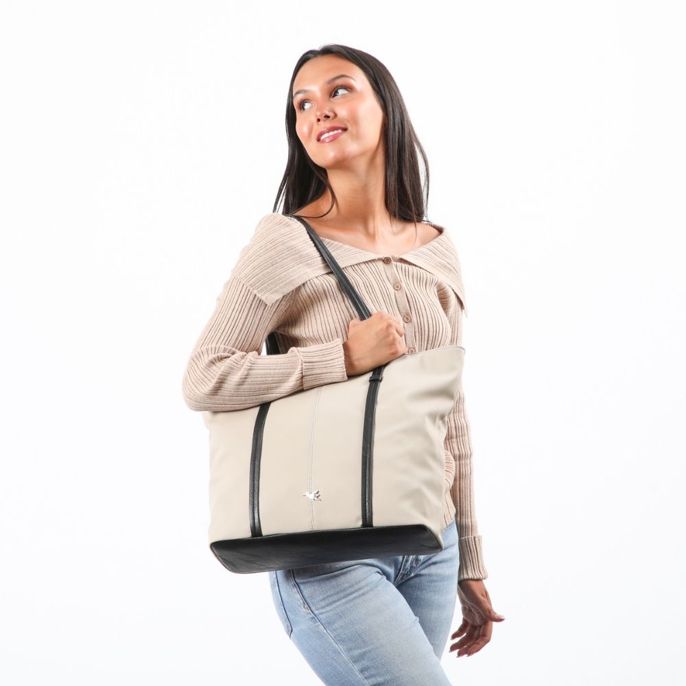 Cartera Hombro Rome Beige Tatienne