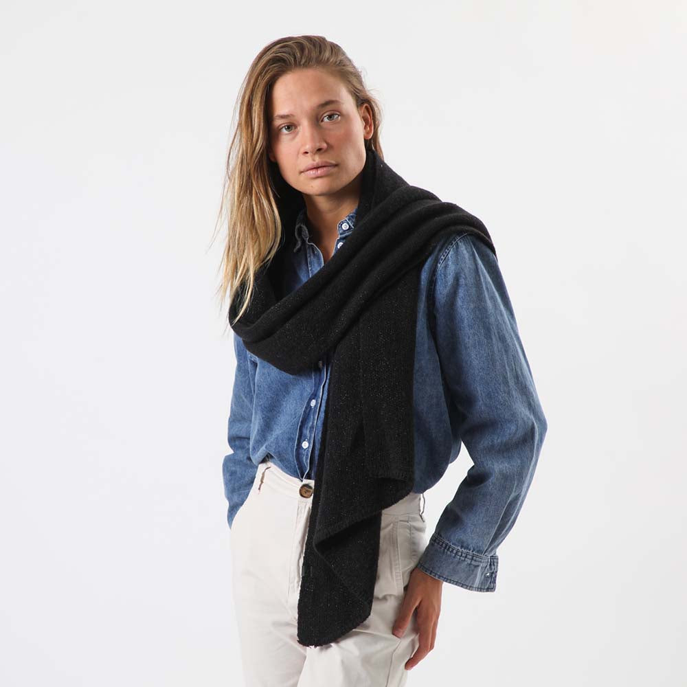 Bufanda Lurex Negro Tatienne