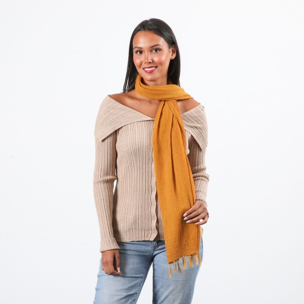 Pañuelo Liso Dagmar Amarillo Tatienne