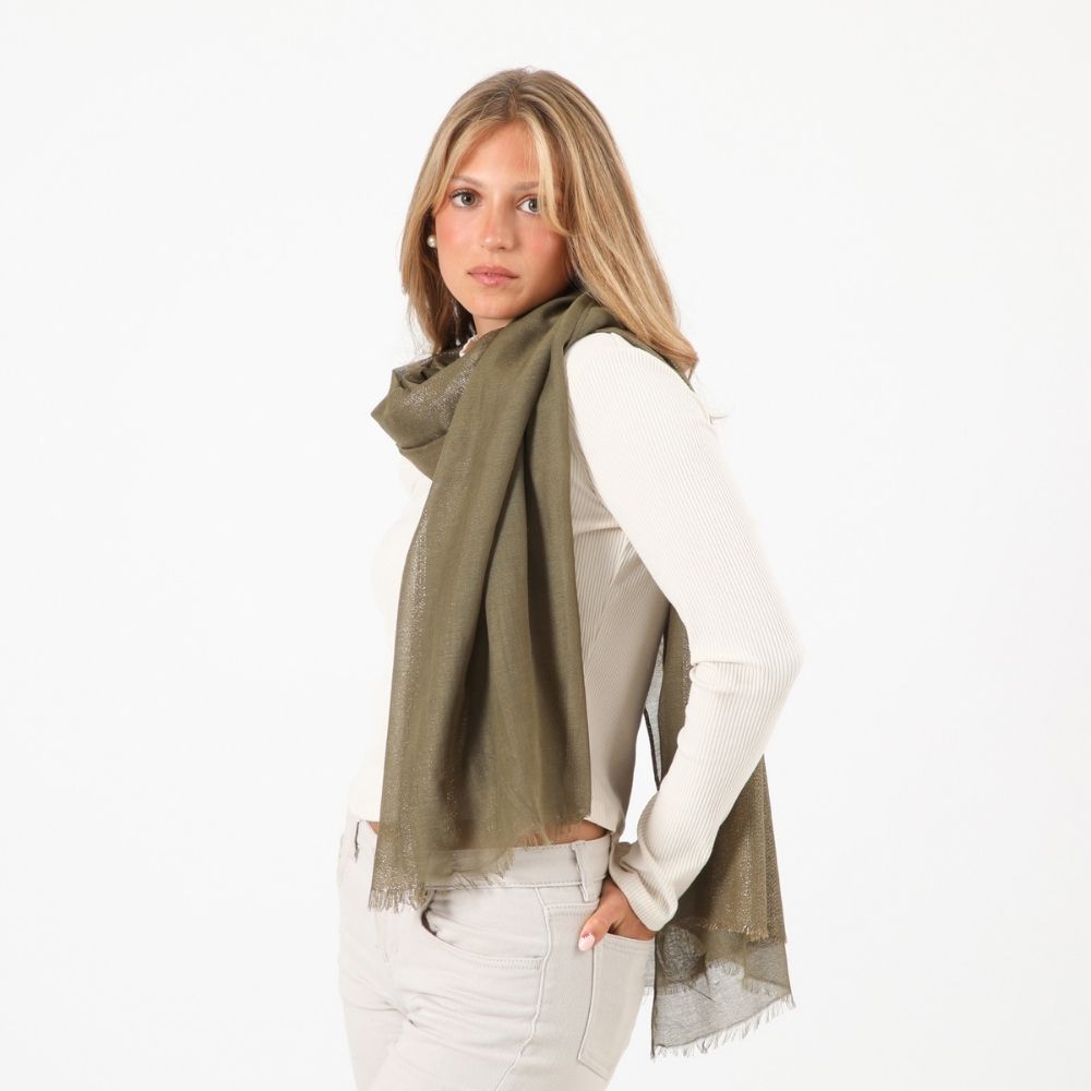 Pañuelo Liso Alice Verde Tatienne