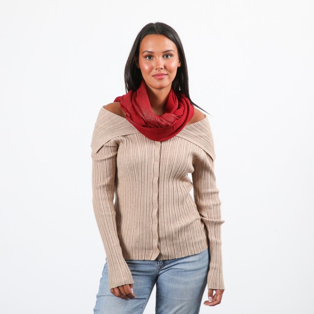 Pañuelo Liso Amelie Rojo Tatienne