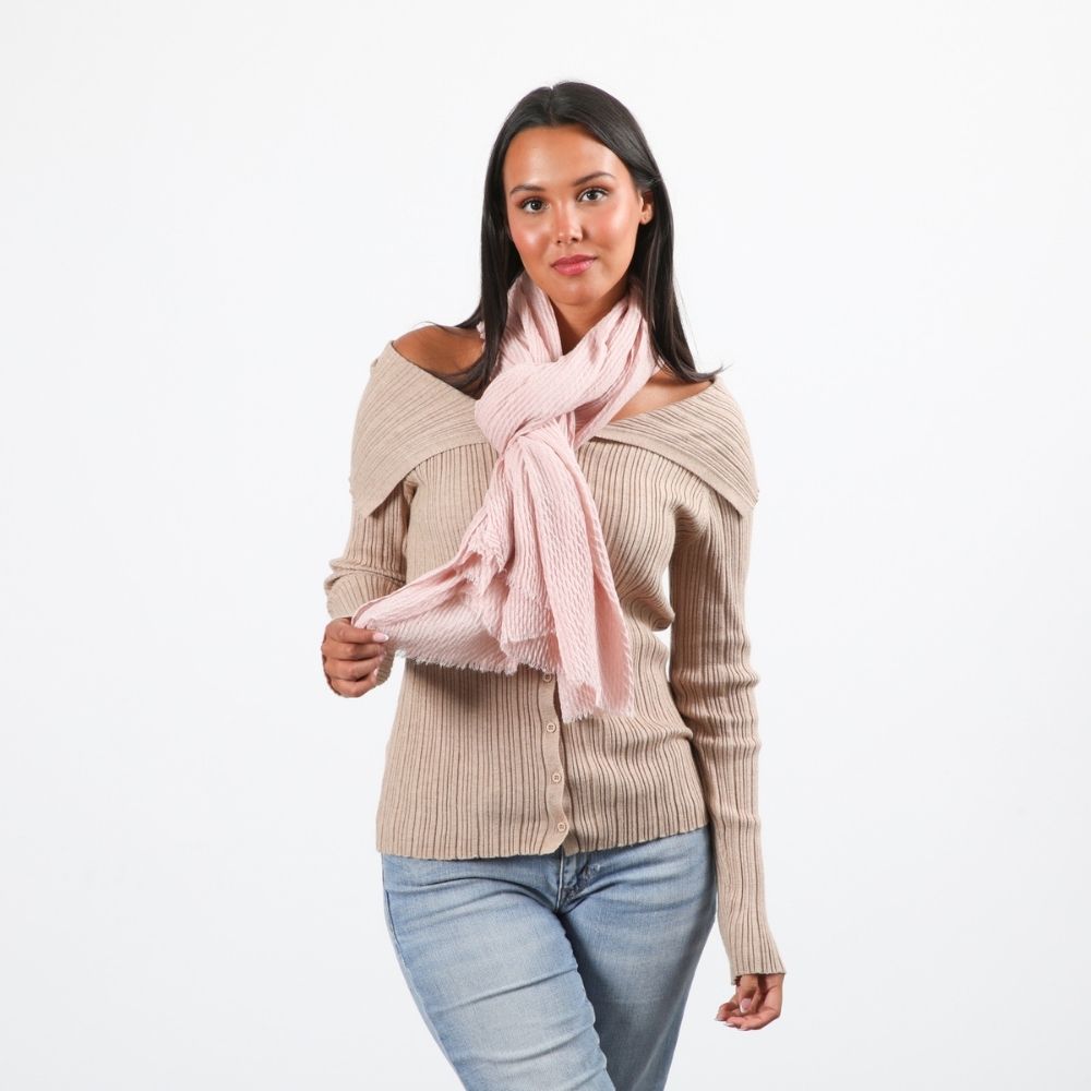 Pañuelo Liso Agneta Rosado Tatienne