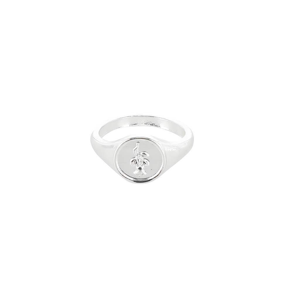 Anillo Delgado Pinky 1 Plateado Tatienne