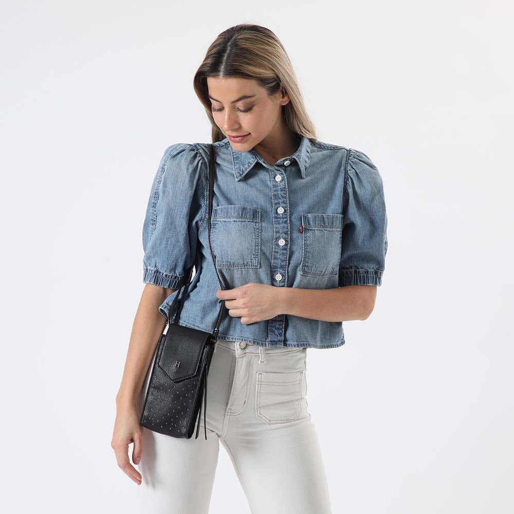 Minibag Flower Negro Humana
