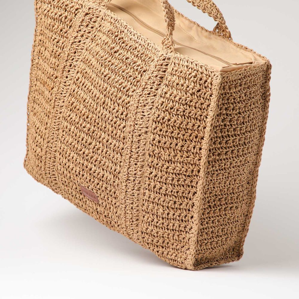 Bolso De Playa Pattaya Plateado Humana