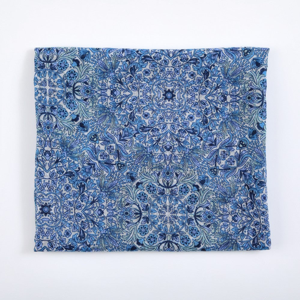 Pañuelo Estampado Aster Blue I-D