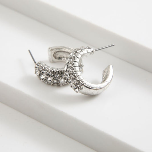 Aros Argolla Orbit Plateado Tatienne