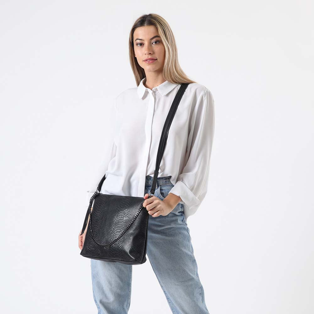Cartera Cruzada Dormant Negra Tatienne