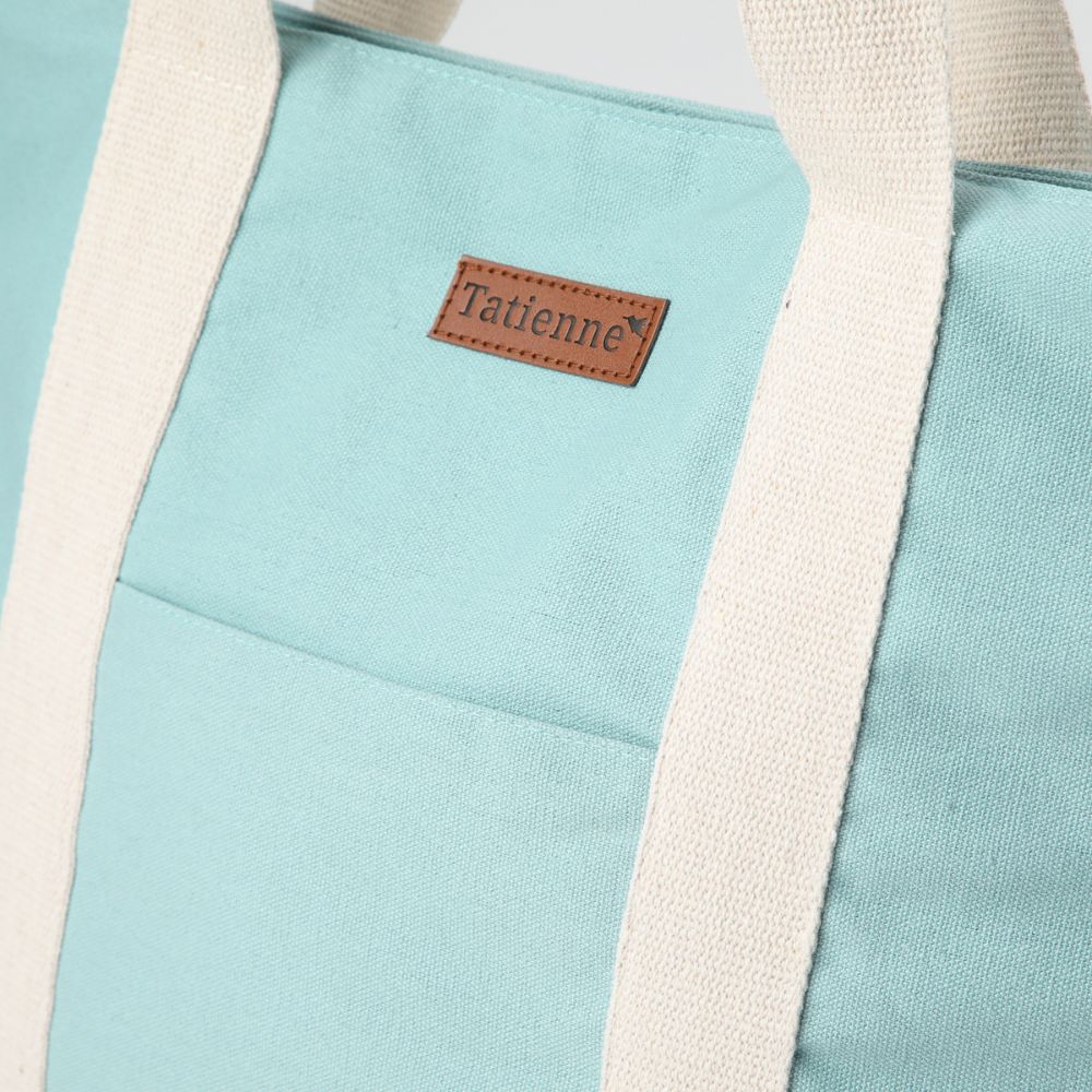Cartera Hombro Canvas Gorgona Celeste Tatienne