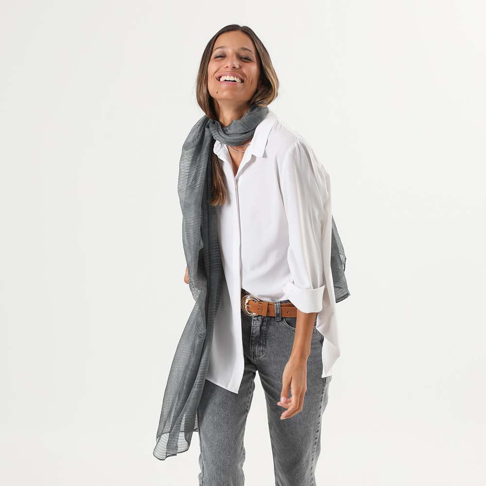 Pañuelo Liso Gris Angus Tatienne