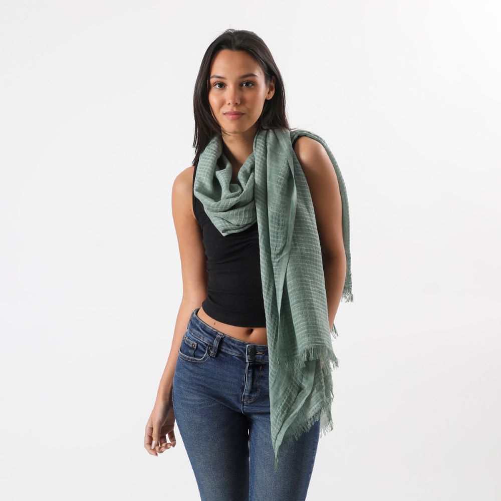 Pañuelo Liso Viena Verde Humana