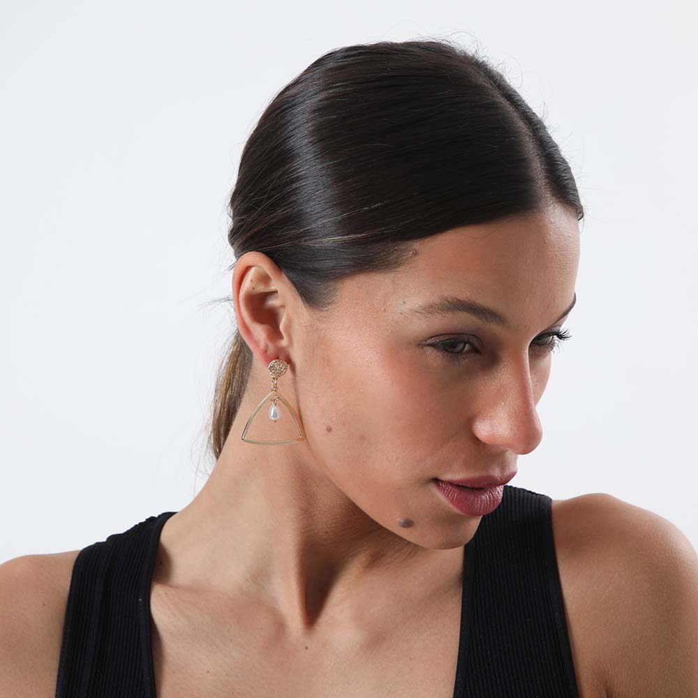 Aros Largo Bondi Dorado i-D