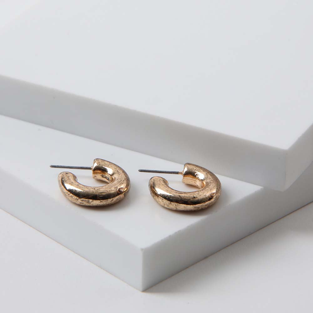 Aros Argolla Sitges Dorado Humana