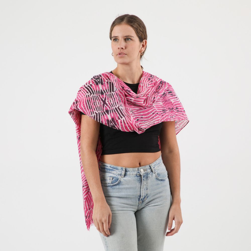 Pañuelo Estampado Causia Rosado Humana