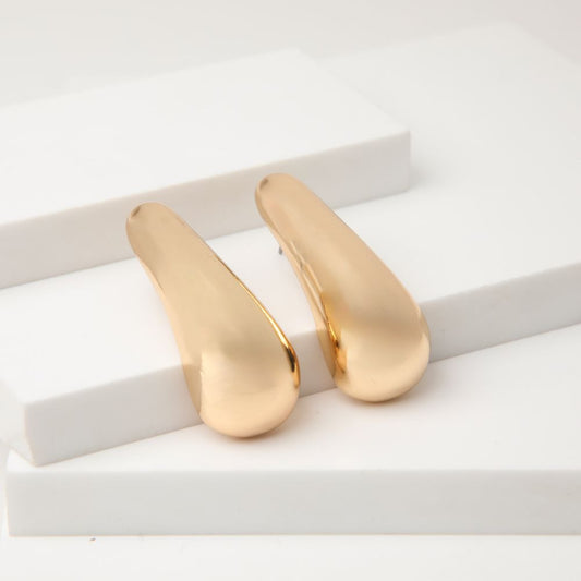 Aros Largo Fashion Statement Dorado Humana