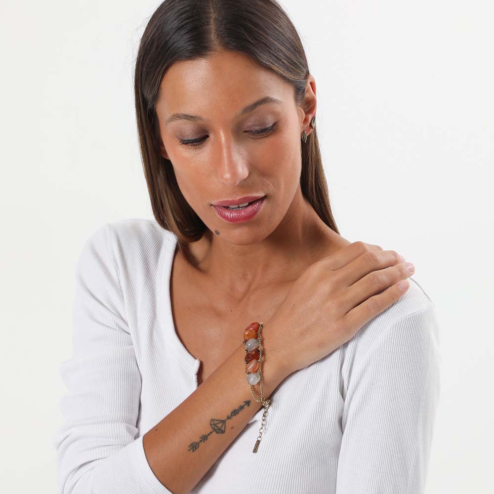 Pulsera Blanda Naranja Wed Humana