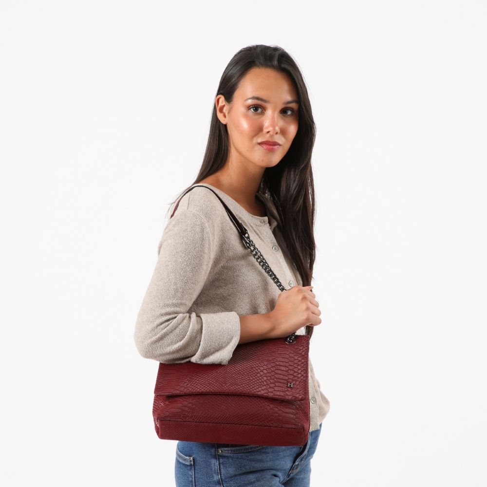 Cartera Cruzada Lupe Rojo Humana