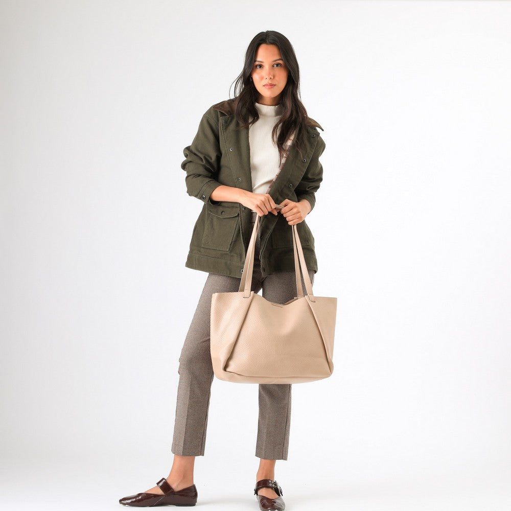 Cartera Hombro Cary Beige Humana