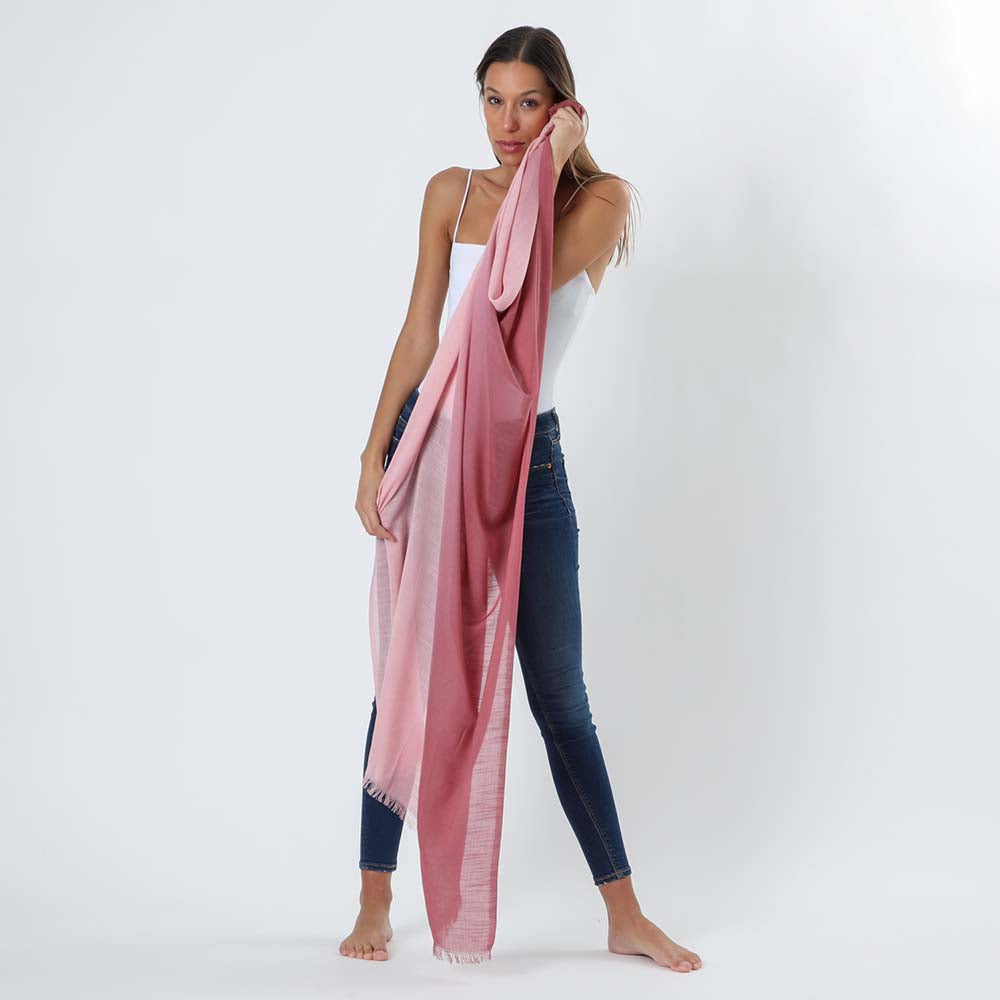 Pañuelo Liso Peonia Rosado Humana